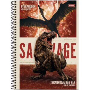 Caderno 01X1 Capa Dura Dinoverse 80FLS. - Imagem 3