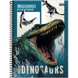 Caderno 01X1 Capa Dura Dinoverse 80FLS. - Imagem 4