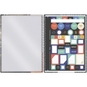 Caderno 10X1 Capa Dura Dinoverse 160FLS. - Imagem 6