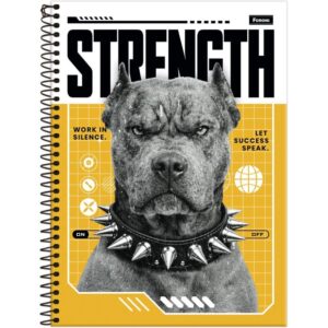 Caderno 01X1 Capa Dura Hard Dog 80FLS. - Imagem 4