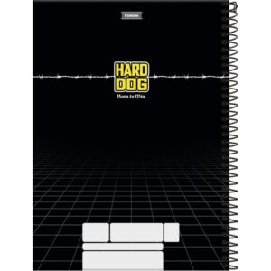 Caderno 01X1 Capa Dura Hard Dog 80FLS. - Imagem 5