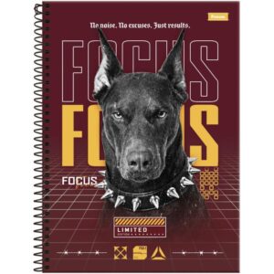 Caderno 15X1 Capa Dura Hard Dog 240FLS. - Imagem 4