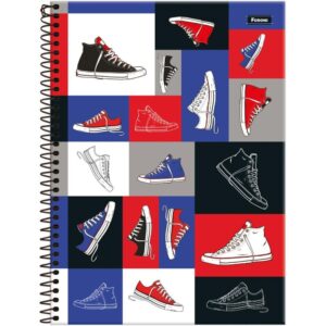 Caderno 01X1 Capa Dura Mid Masculino 80FLS. - Imagem 4