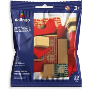 Brinquedo para Montar Brincando de Engenheiro 20PÇS - Imagem 1