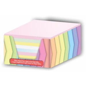 Bloco de Anotacoes Lembrete Colorido 700FLS. - Imagem 3