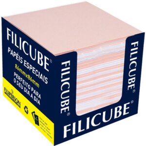 Bloco de Anotacoes Filicube 8X8CM. Cores - Imagem 1