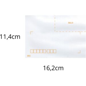 Envelope Comercial 114X162 63G. C/Rpc Branco - Imagem 1