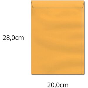 Envelope Saco Ouro 200X280 80GRS. Ko 28 - Imagem 1