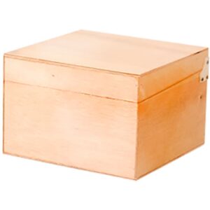 Fichario de Mesa Madeira Pinho 4X6 - Imagem 1