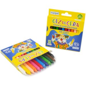 Giz de Cera Fino 12 Cores - Imagem 2