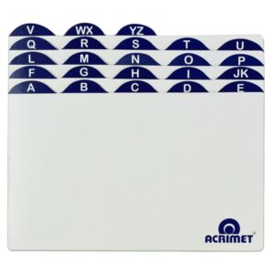 Indice para Fichario a-Z 5X8 Cartao - Imagem 1