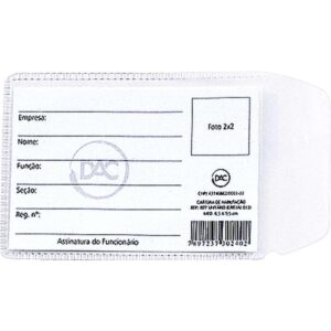 Porta Documento P/Rg C/Aba 7X10,5CM. - Imagem 1