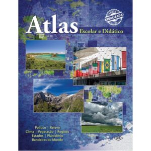 Livro Atlas Escolar e Didatico Cp.dura 80P - Imagem 1