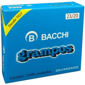 Grampo para Grampeador 23/20 Aco 1000 Grampos - Imagem 2