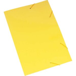 Pasta Aba Elastica Papel Oficio Amarela - Imagem 1