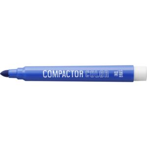Caneta Hidrografica Jumbo Compactor Color Avulso Azul - Imagem 2