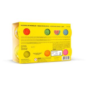 Massa para Modelar Soft 150G.C/06 Cor.fl.bs.amido - Imagem 2