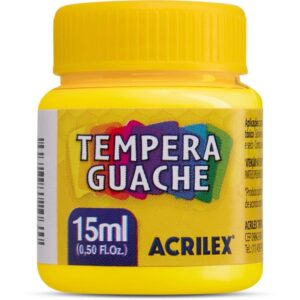 Tinta Guache 015ML Amarelo Ouro - Imagem 1