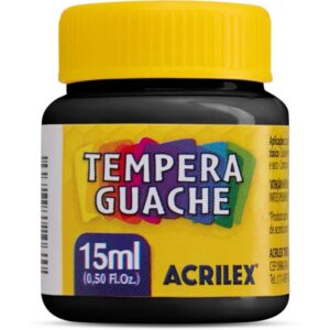 Tinta Guache 015ML Preto - Imagem 1