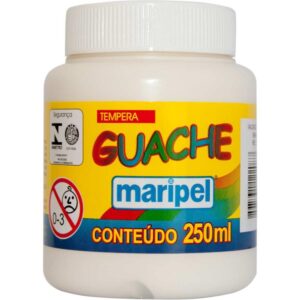 Tinta Guache 250ML Branco - Imagem 1