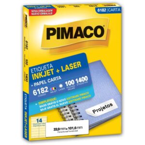 Etiqueta Carta 6182 100 Fls 33,9 X 101,6 Mm - Imagem 1