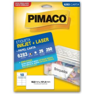 Etiqueta Carta 6283 25 Fls 50,8 X 101,6 Mm - Imagem 1
