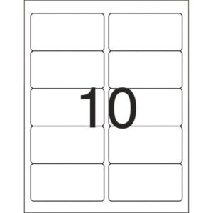 Etiqueta Carta 6283 25 Fls 50,8 X 101,6 Mm - Imagem 2