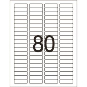Etiqueta Carta 6187 100 Fls 12,7 X 44,45 Mm - Imagem 2