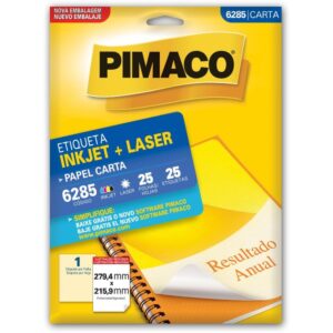 Etiqueta Carta 6285 25 Fls 279,4 X 215,9 Mm - Imagem 1