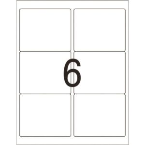Etiqueta Carta 6184 100 Fls 84,67 X 101,6 Mm - Imagem 2