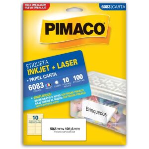 Etiqueta Carta 6083 10 Fls 50,8 X 101,6 Mm - Imagem 1
