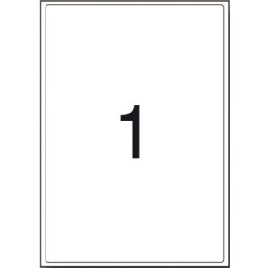 Etiqueta A4 A4367 100 Fls 288,5 X 200,0 Mm - Imagem 2