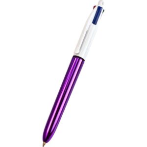Caneta Esferografica Bic 4 Cores Metallic Corpo Rx - Imagem 2