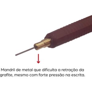 Lapiseira 0.9MM Pentel Amarela - Imagem 2