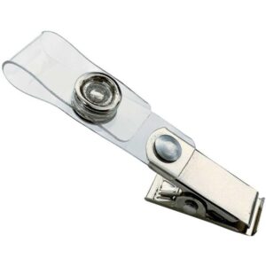 Presilha para Cracha Metal Removivel C/Fecho Plast. - Imagem 1