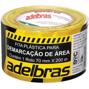 Fita para Demarcacao de Area Zebrada Rc 70MMX200MX0,04MM - Imagem 1