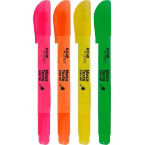 Caneta Marca Texto Gel Jocar Office 4 Cores - Imagem 1