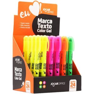Caneta Marca Texto Gel Jocar Office 4 Cores - Imagem 2