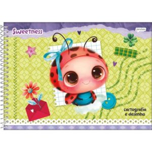 Caderno Desenho Univ Capa Dura Sweetness 80FLS. - Imagem 3