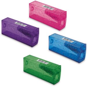 Apontador com Deposito Glitz Tubo Plastico 4 Cores - Imagem 2