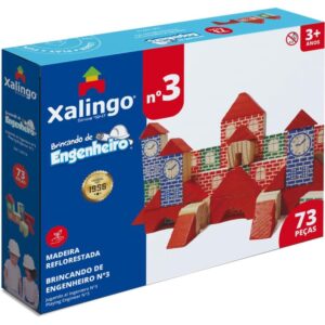 Brinquedo para Montar Brincando de ENGENHEIRO3-73PCS - Imagem 1