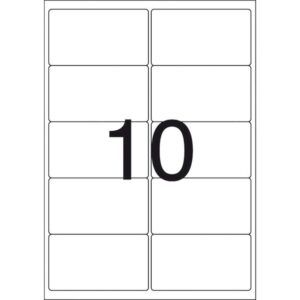 Etiqueta A4 A4250 25 Fls 55,8 X 99,0 Mm - Imagem 2