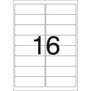 Etiqueta A4 A4262 25 Fls 33,9 X 99,0 Mm - Imagem 2