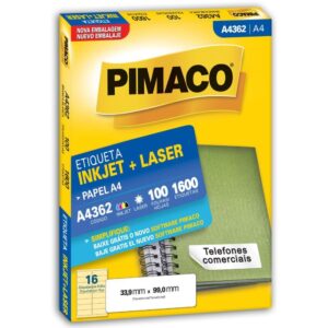 Etiqueta A4 A4362 100 Fls 33,9 X 99,0 Mm - Imagem 1