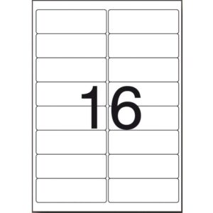 Etiqueta A4 A4362 100 Fls 33,9 X 99,0 Mm - Imagem 2