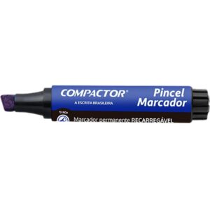 Pincel Marcador Permanente Recarregavel 4 e 8MM Azul - Imagem 3