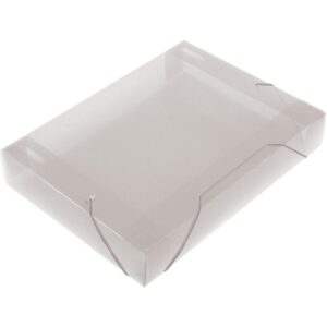 Pasta Aba Elastica Plastica Oficio 55MM Cristal Soft - Imagem 1