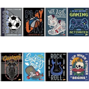 Caderno 10X1 Capa Dura D+ Masculino 200FLS. - Imagem 1