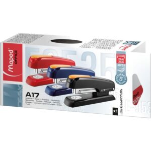 Grampeador Plastico Universal a-17 Azul 26/6 - Imagem 2