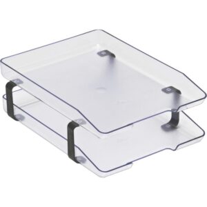 Caixa Correspondencia Dupla Acrilica Classic Cristal - Imagem 1